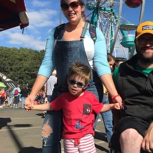 Motherhood Maternity Overalls Size L